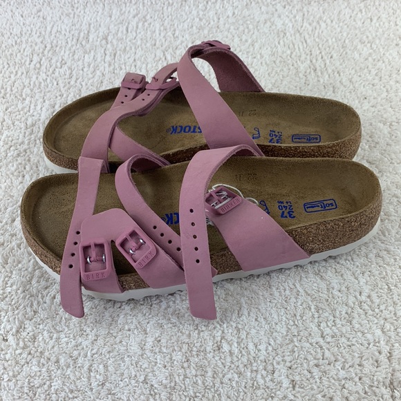BIRKENSTOCK Franca Orchid Nubuck Leather Soft Footbed 37 EUR - Picture 2 of 9